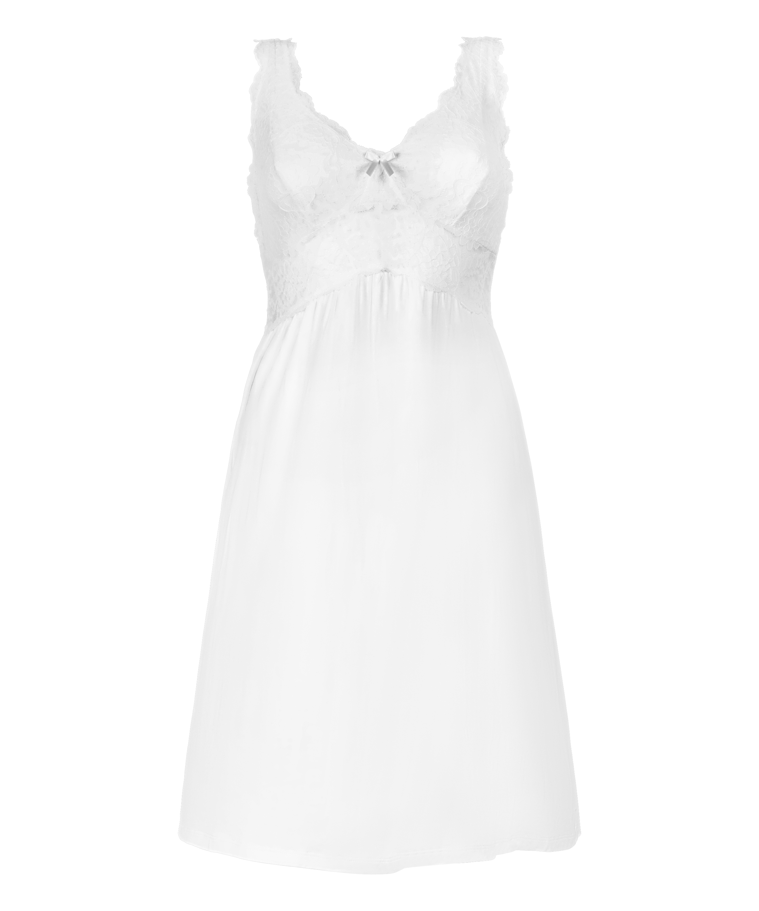Slipdress Nora Lace, Wit, main