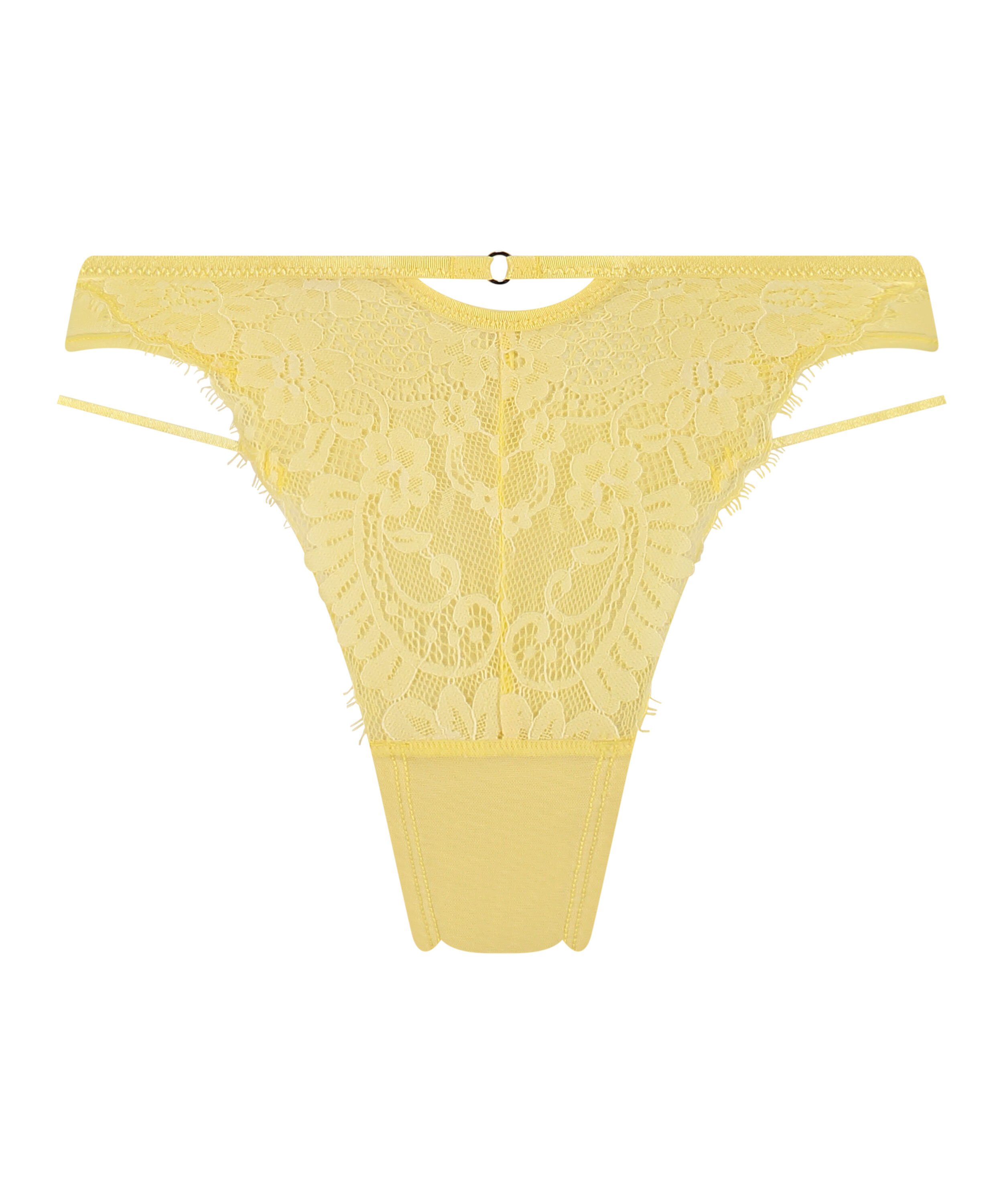 Slip br&eacute;silien Lidia, Jaune