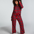 Pyjamaset Twill, Rood