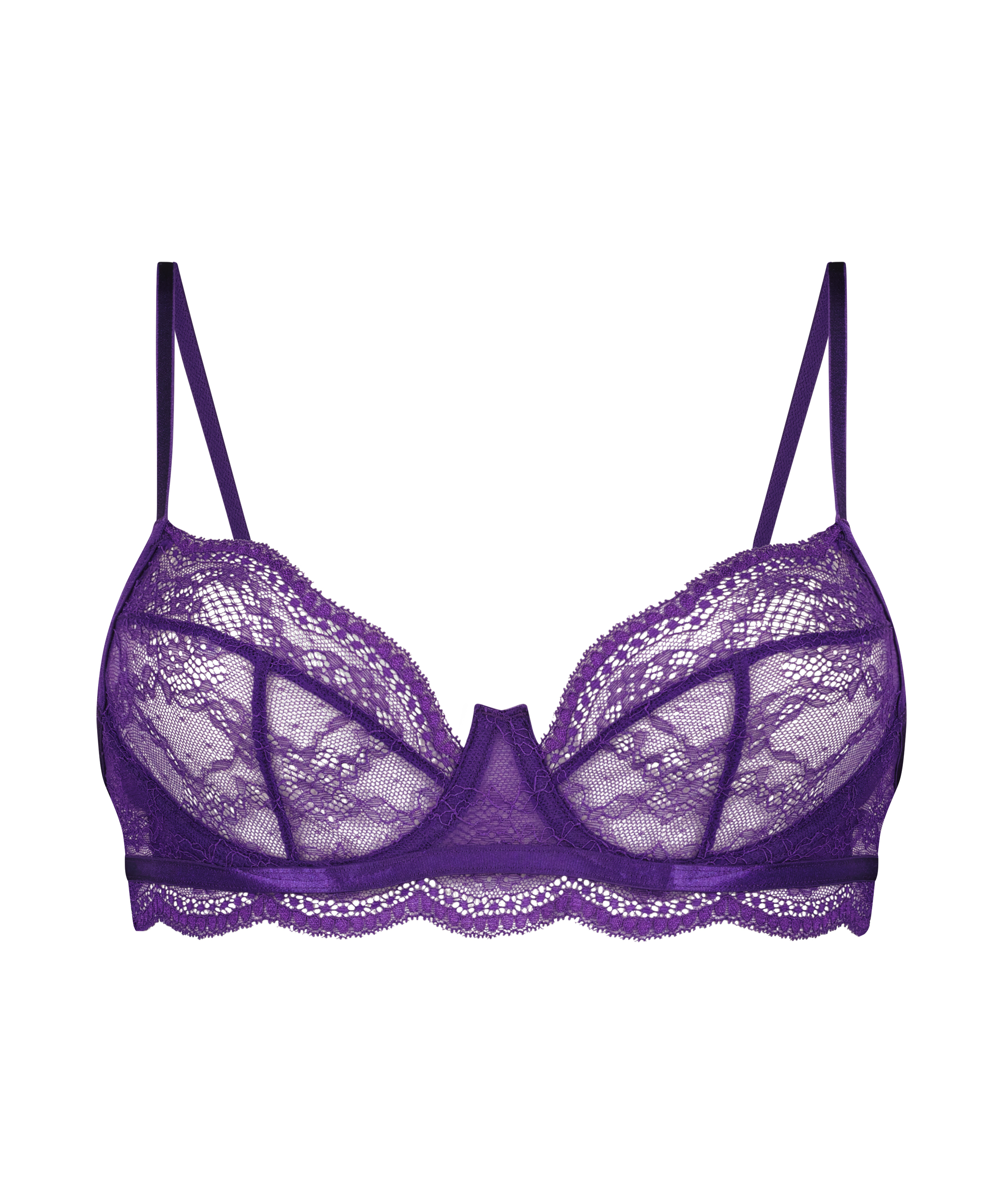 Soutien-gorge non-rembourré à armatures Isabelle, Pourpre, main