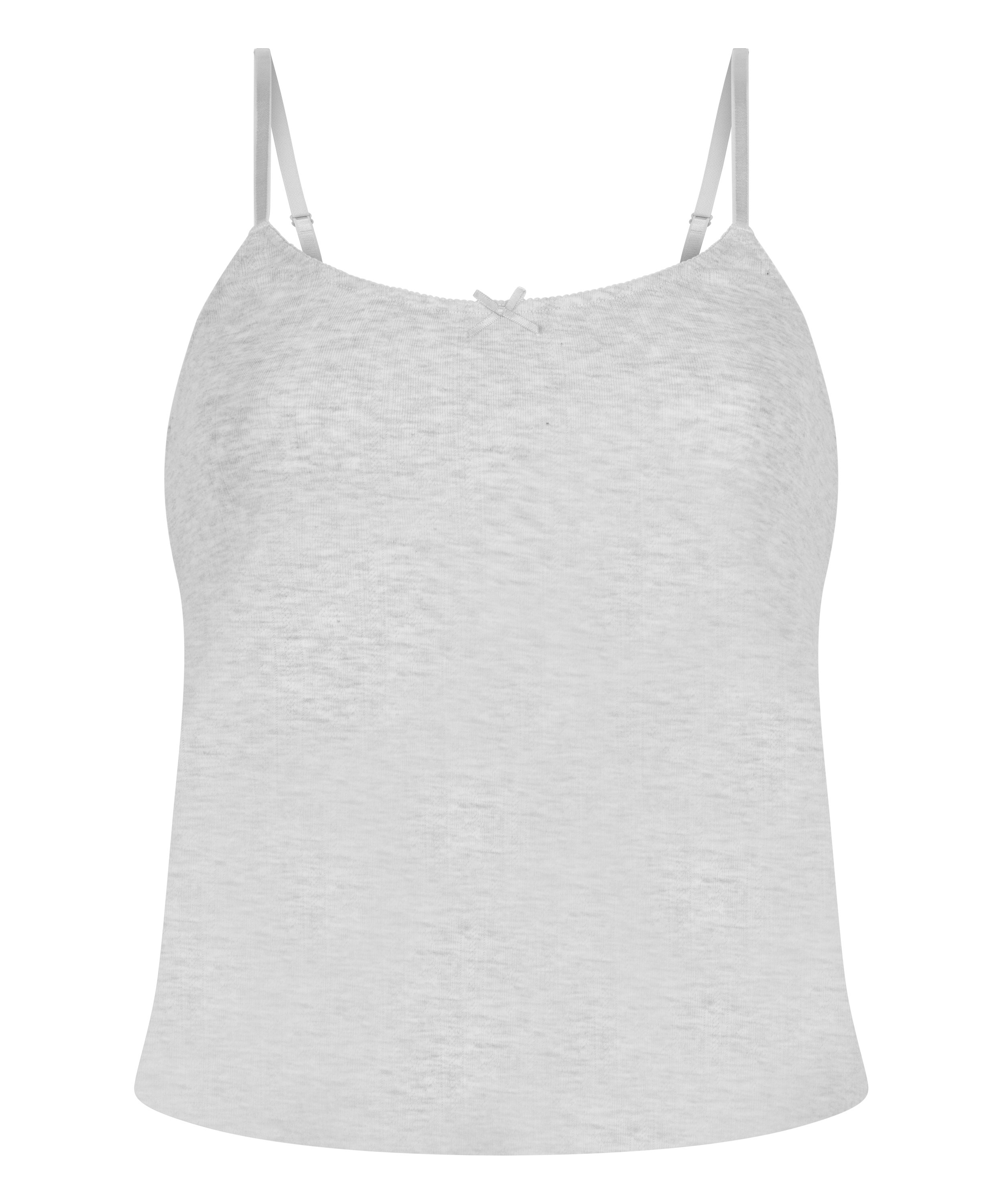 Pyjamatop Pointelle, Grijs, main