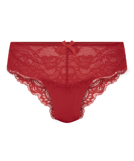 Brazilian short Teddy, Rood