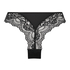 Slip br&eacute;silien jambes hautes Dora, Noir