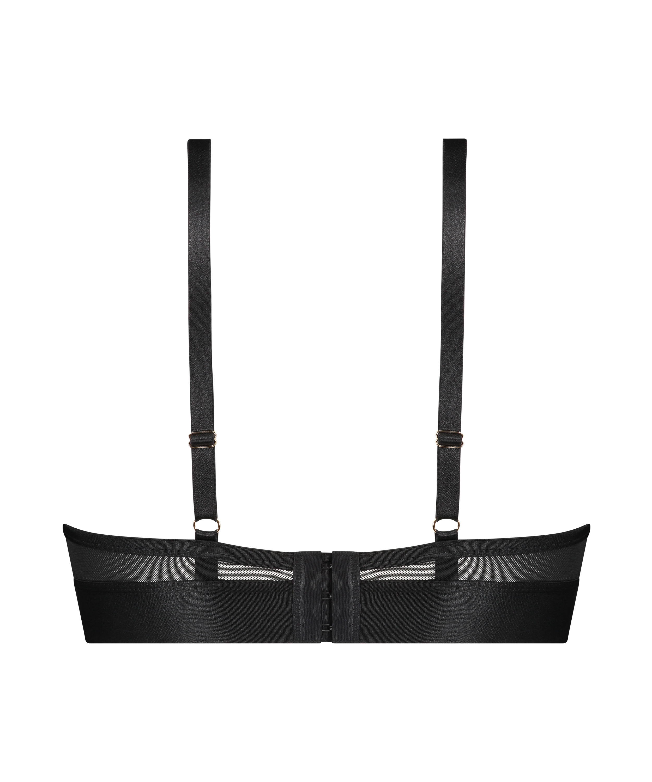 Niet-voorgevormde longline beugel bh Pleasure, Zwart, main