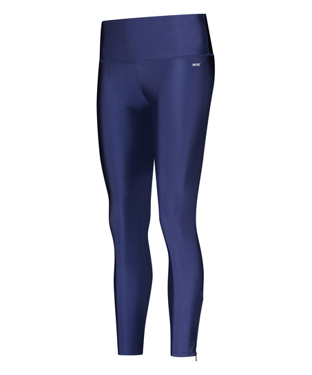 HKMX High Waisted Sportlegging Shine, Blauw