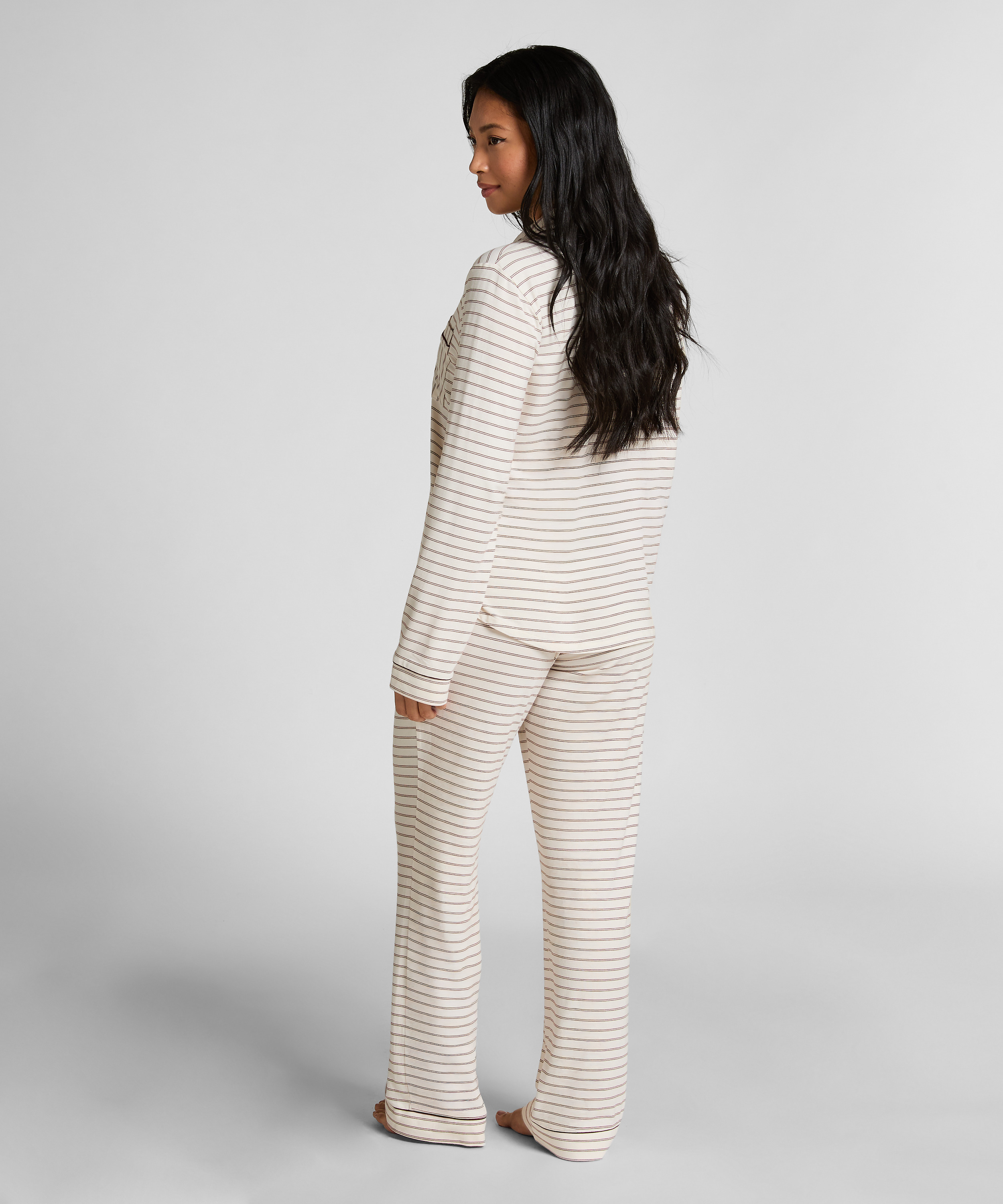 Veste &agrave; manches longues en jersey Essential, Blanc, main