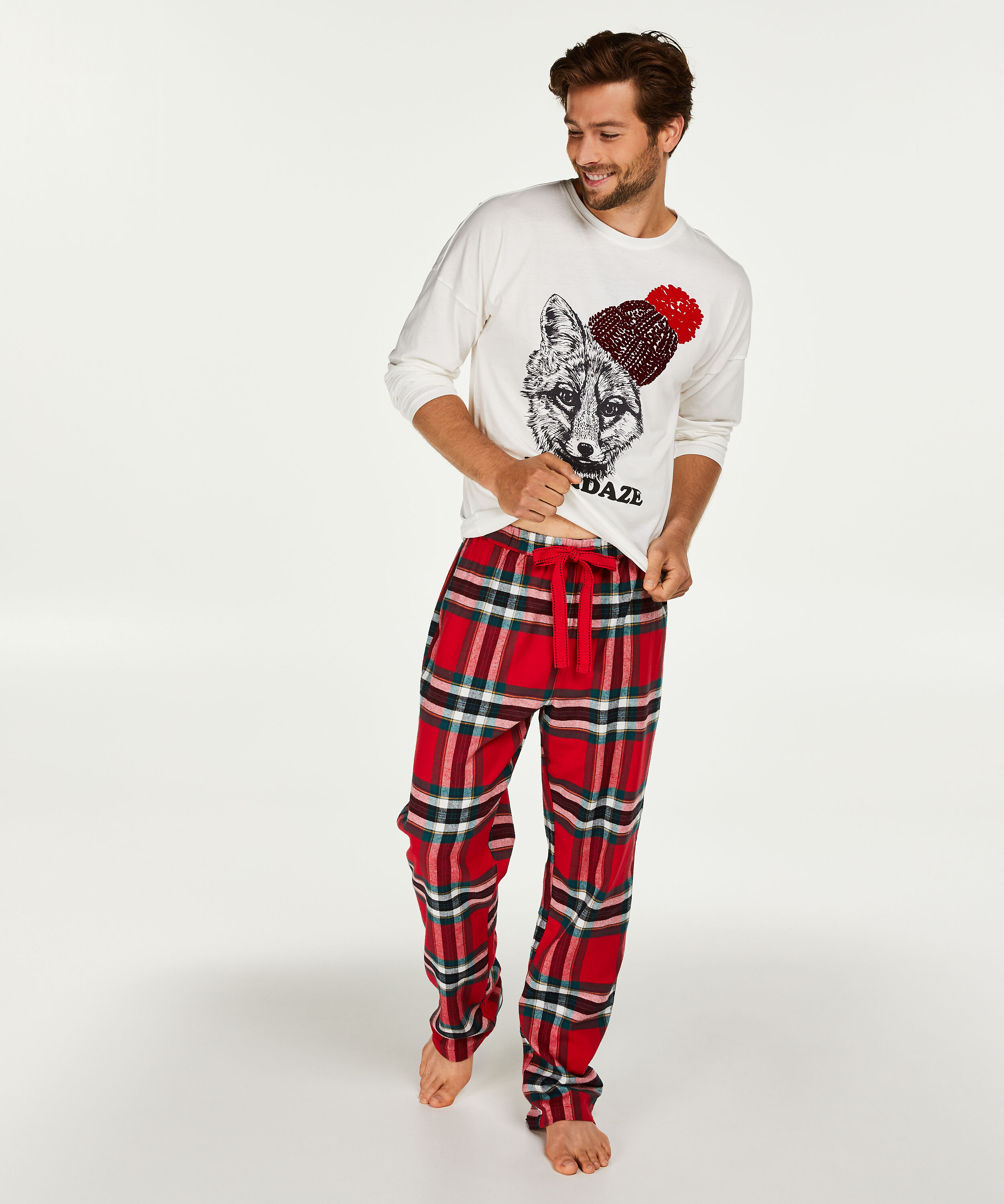 Heren discount pyjama kerst
