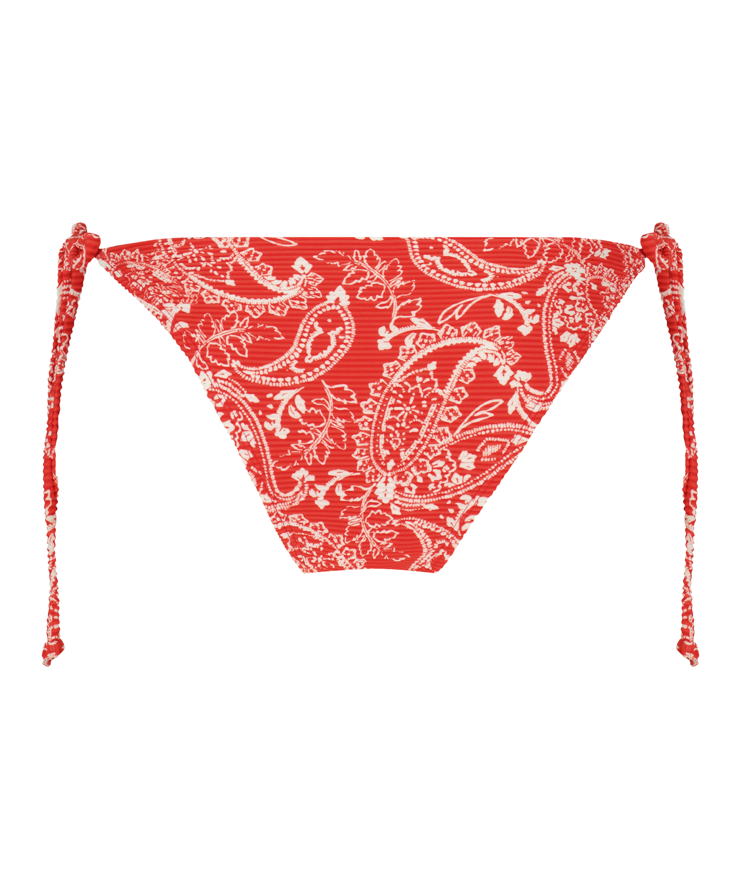 Brazilian tanga bikinibroekje Paisley, Rood, main