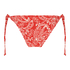 Brazilian tanga bikinibroekje Paisley, Rood