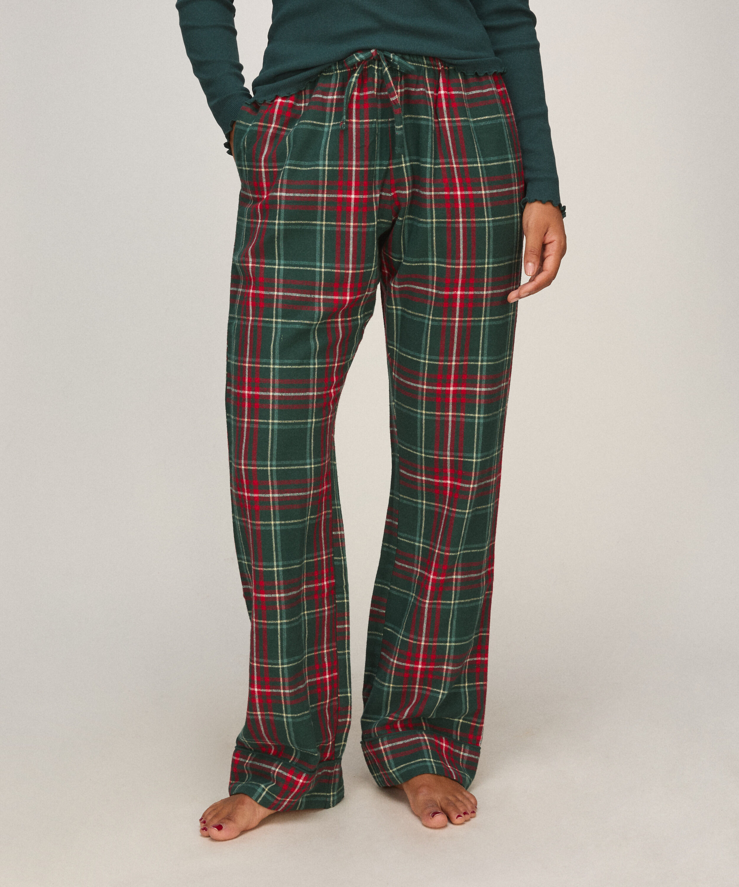 Petite pantalon de Pyjama Flanelle, Vert