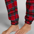 Pantalon de Pyjama Flanel, Rouge