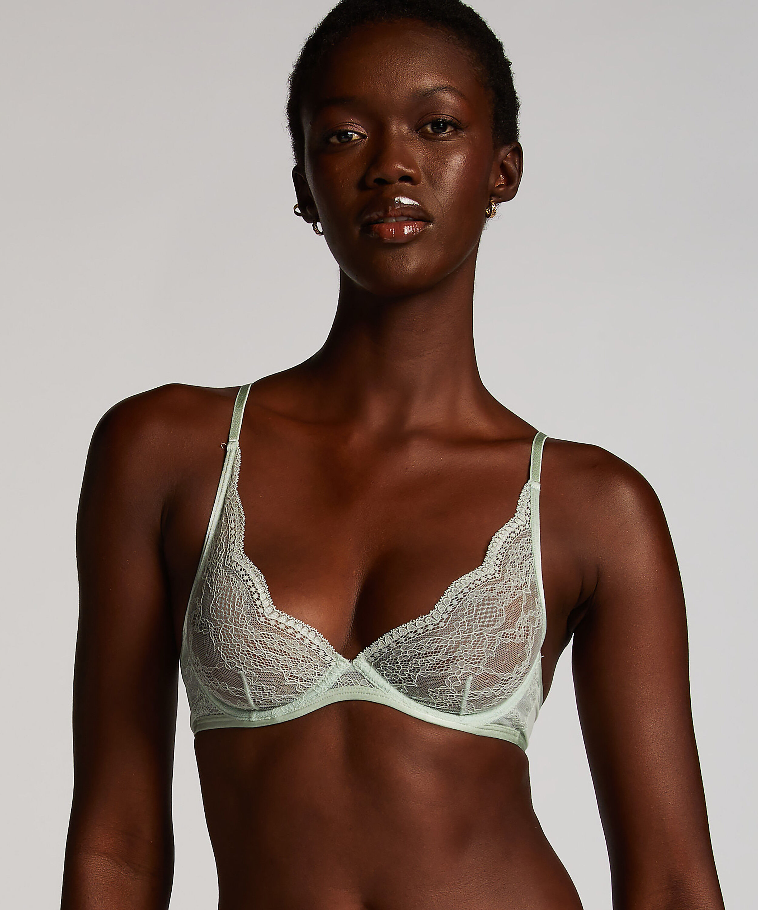Soutien-gorge &agrave; armatures non-pr&eacute;form&eacute; Isabelle, Vert