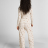 Pyjamatop Pointelle, Wit