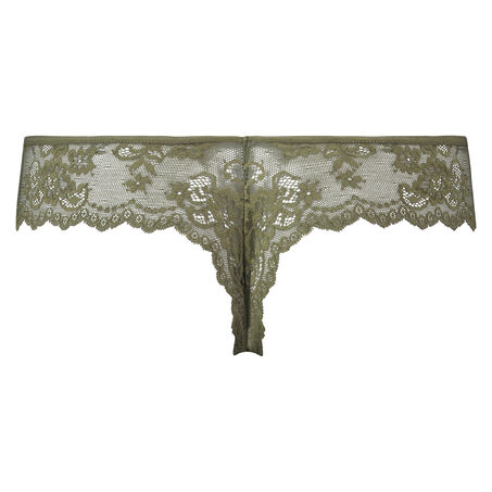 Invisible string Lace back, Groen