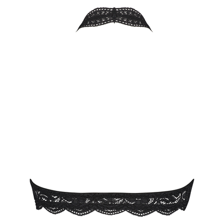 Halter bralette Lace, Zwart