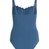 Maillot de bain Shaping Scallop, Bleu