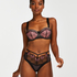 High waist Brazilian Duckie, Zwart