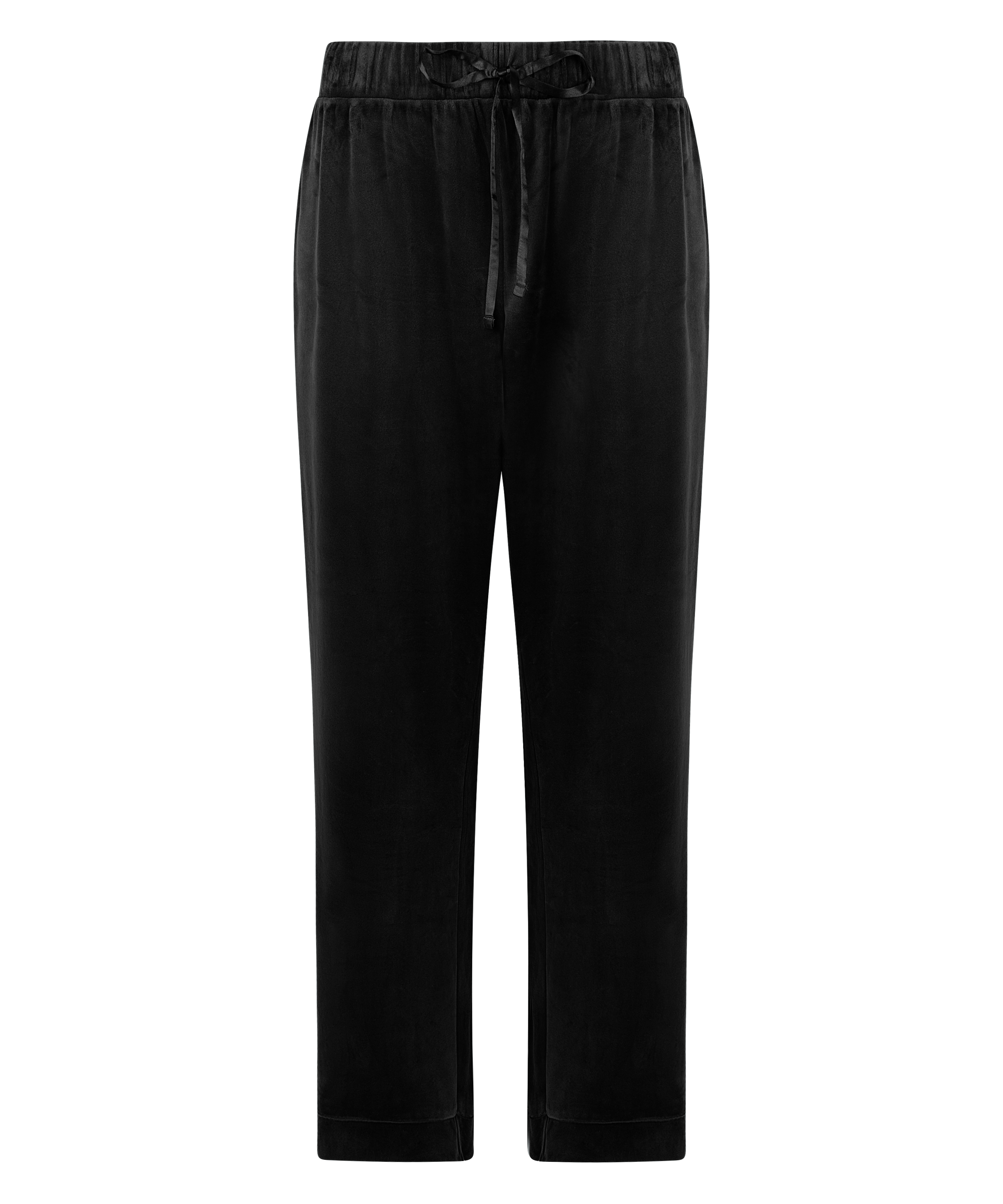 Pantalon de pyjama Velours, Noir, main