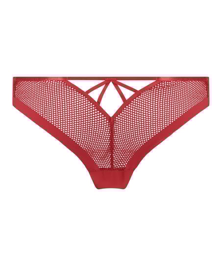 Invisible brazilian Fishnet, Rood