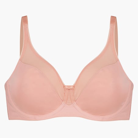 Niet-voorgevormde minimizer beugel bh Nina, Roze