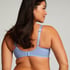 Soutien-gorge &agrave; armatures non-pr&eacute;form&eacute; minimiseur Nina, Bleu