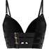 Soutien-gorge à armatures longline push-up préformé Colette, Noir