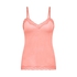 Cami top Velours Lace, Roze
