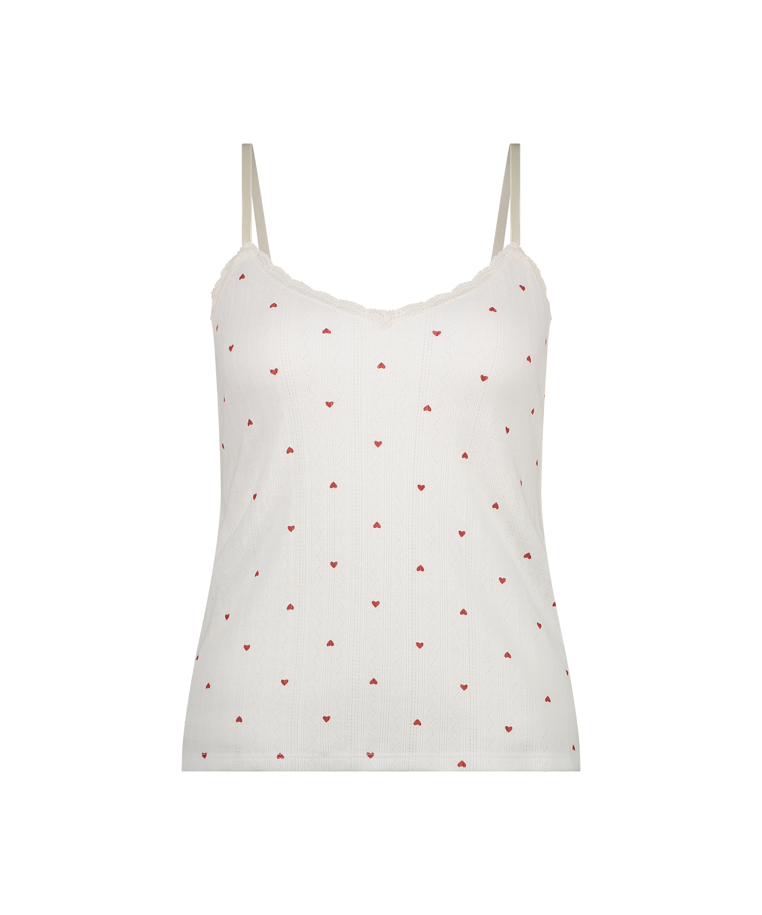 Top cami Lace, Wit, main