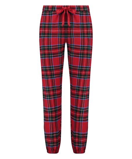 Pyjamabroek Flannel, Rood