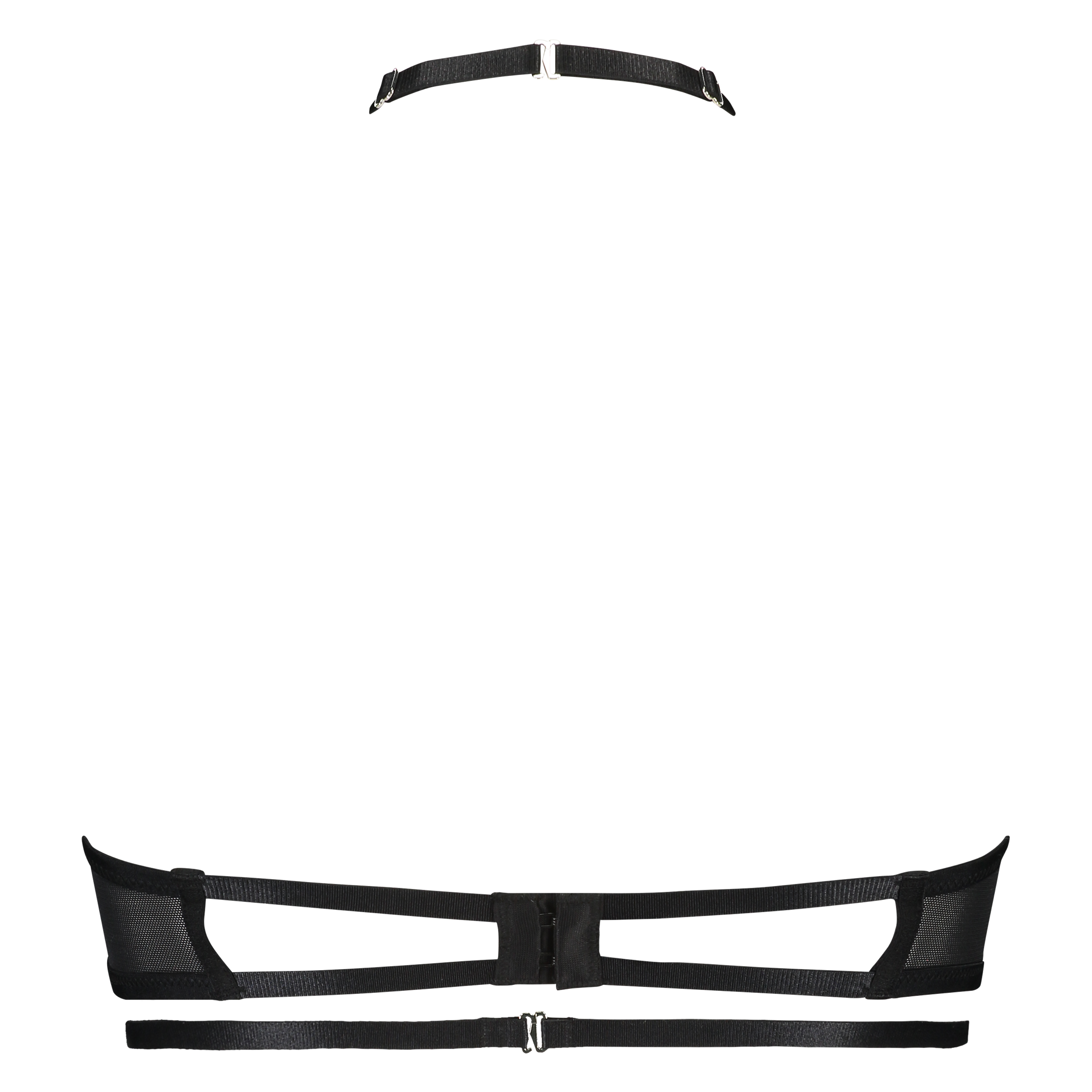 Niet-voorgevormde beugel bh Romane, Zwart, main