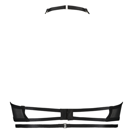 Niet-voorgevormde beugel bh Romane, Zwart