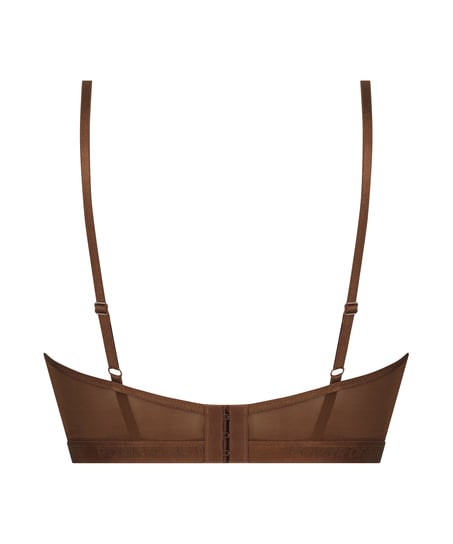 Niet-voorgevormde longline beugel bh Honey, Bruin
