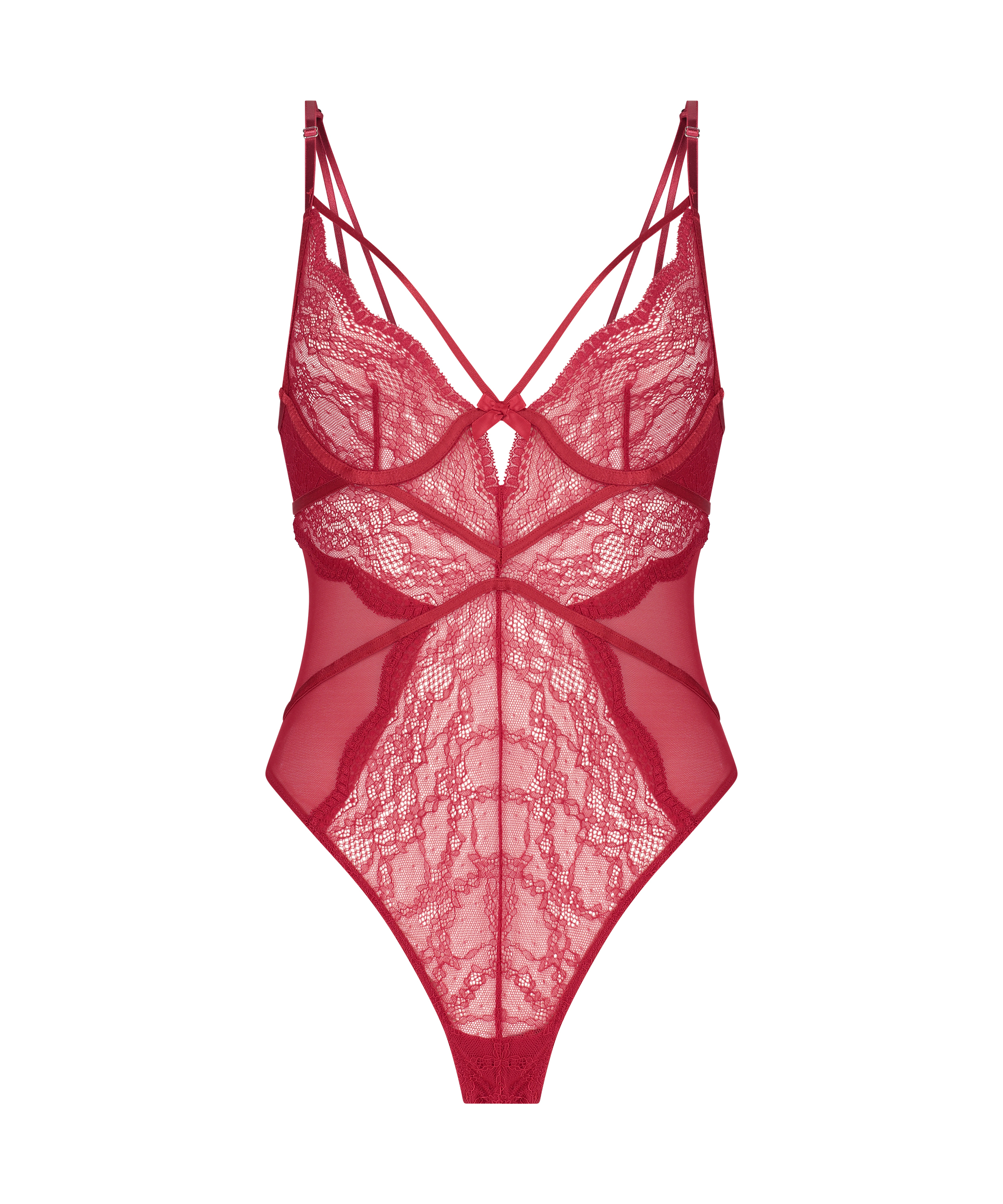 Niet-voorgevormde beugel body Isabelle, Rood, main