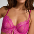 Soutien-gorge &agrave; armatures non-rembourr&eacute; Prina, Rose