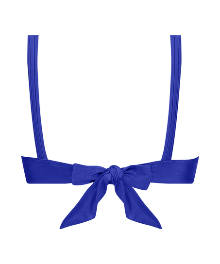 Triangel bikinitop Santorini, Blauw