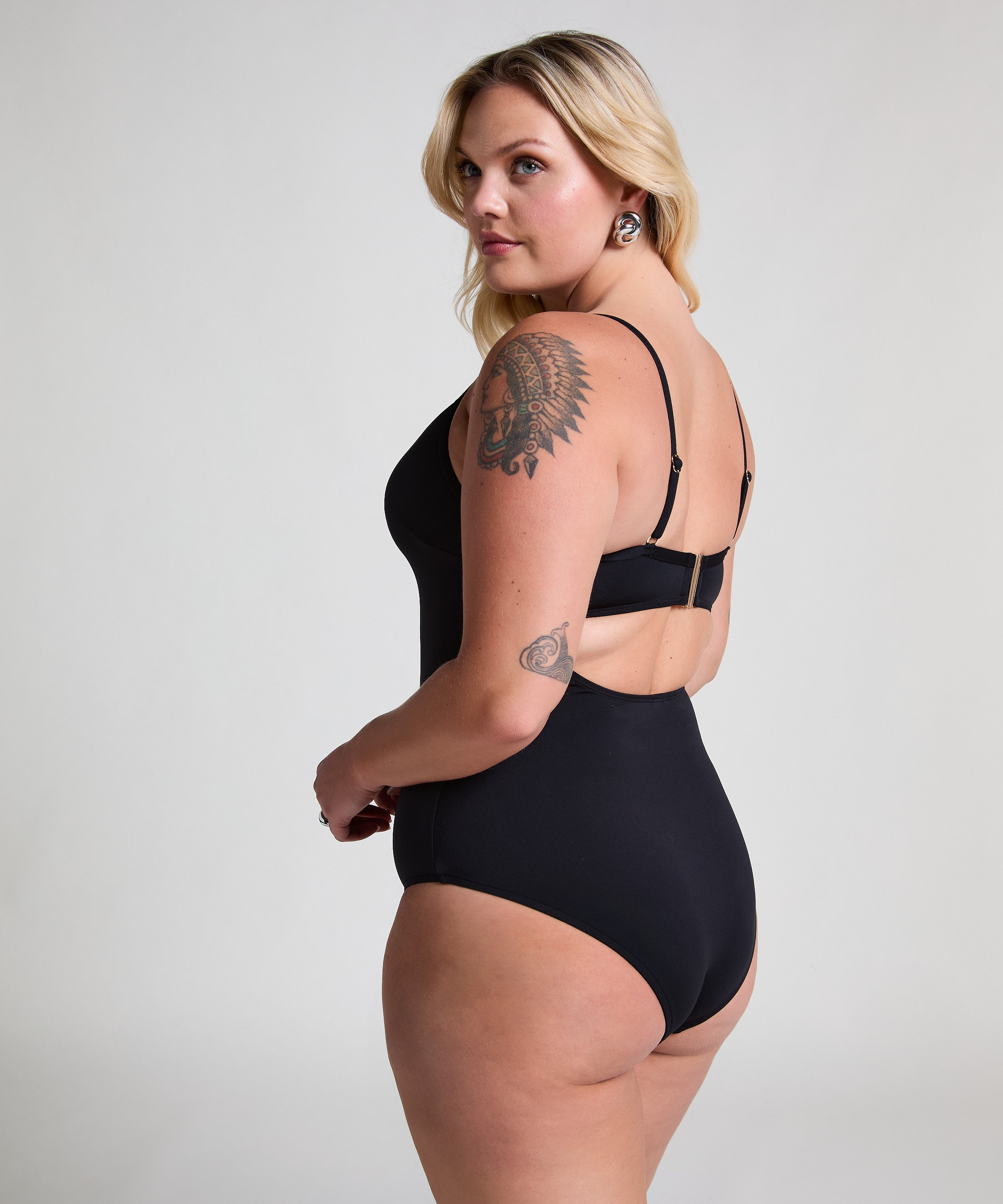 Badpak Neoprene, Zwart, main