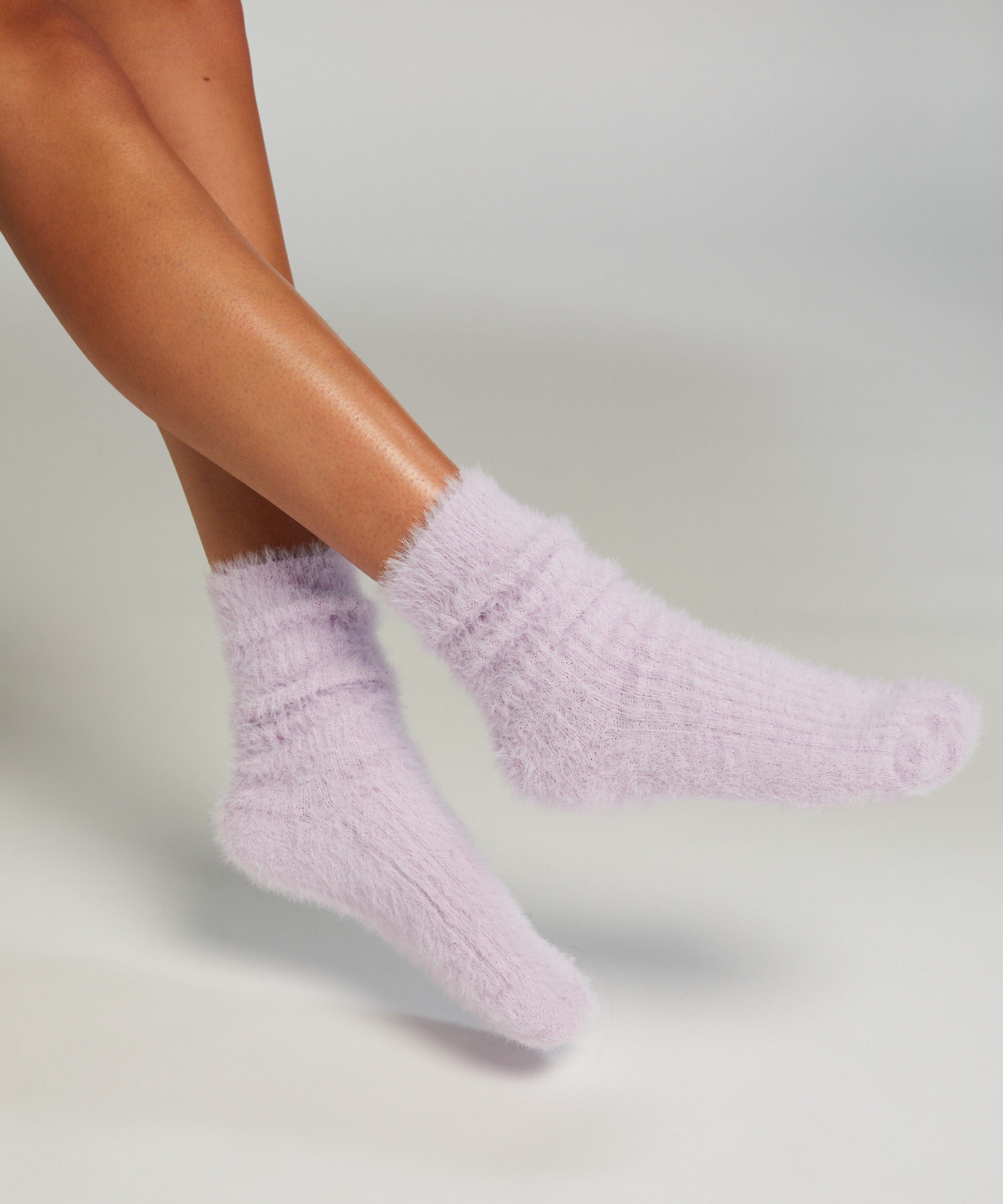 Chaussettes Duveteuses, Pourpre