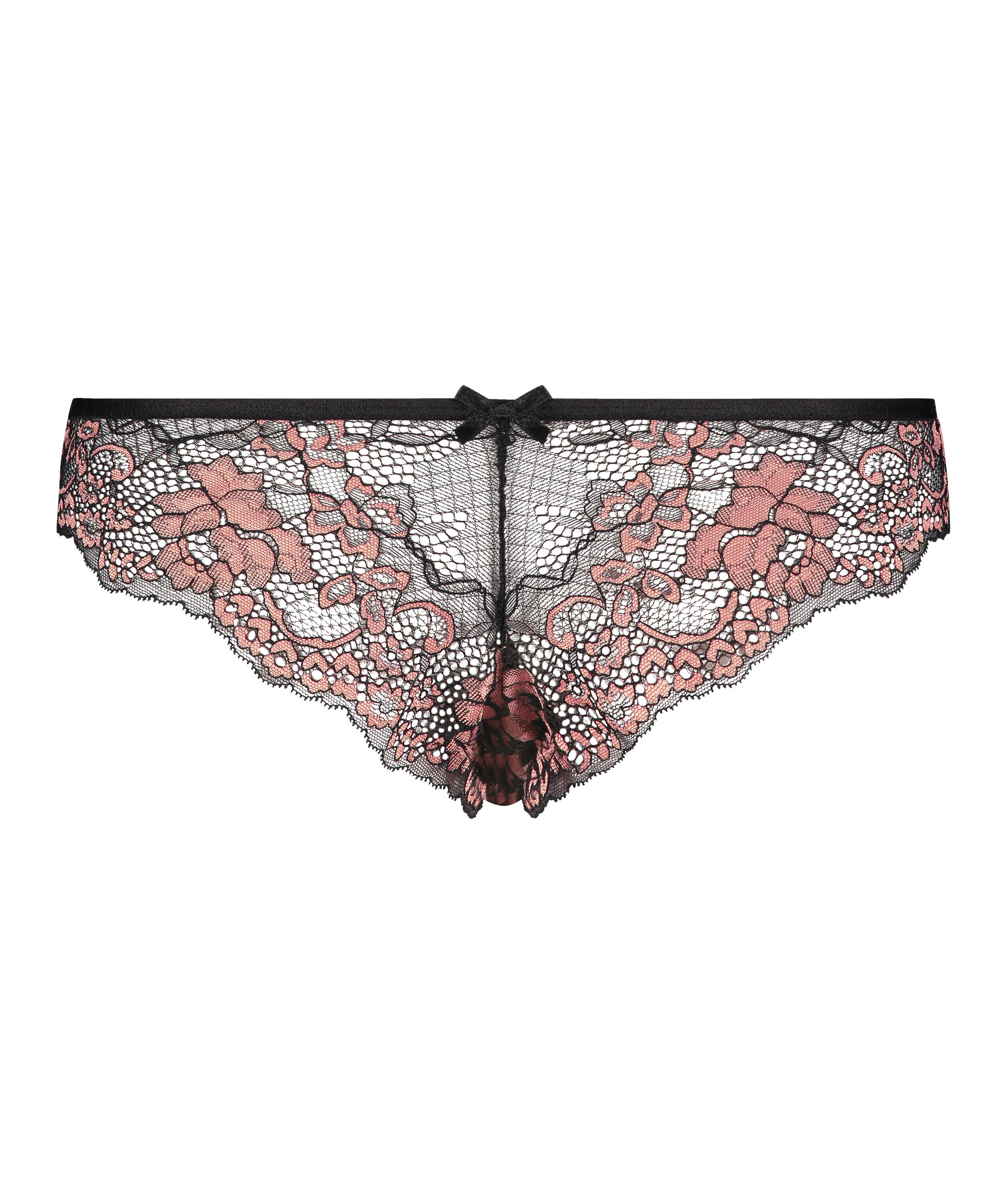 Slip brésilien Halo, Noir, main