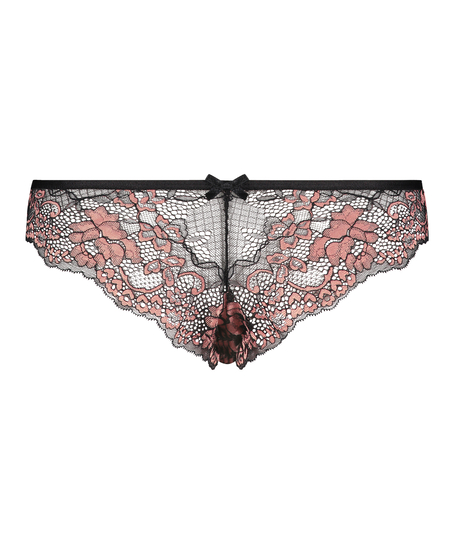 Slip brésilien Halo, Noir