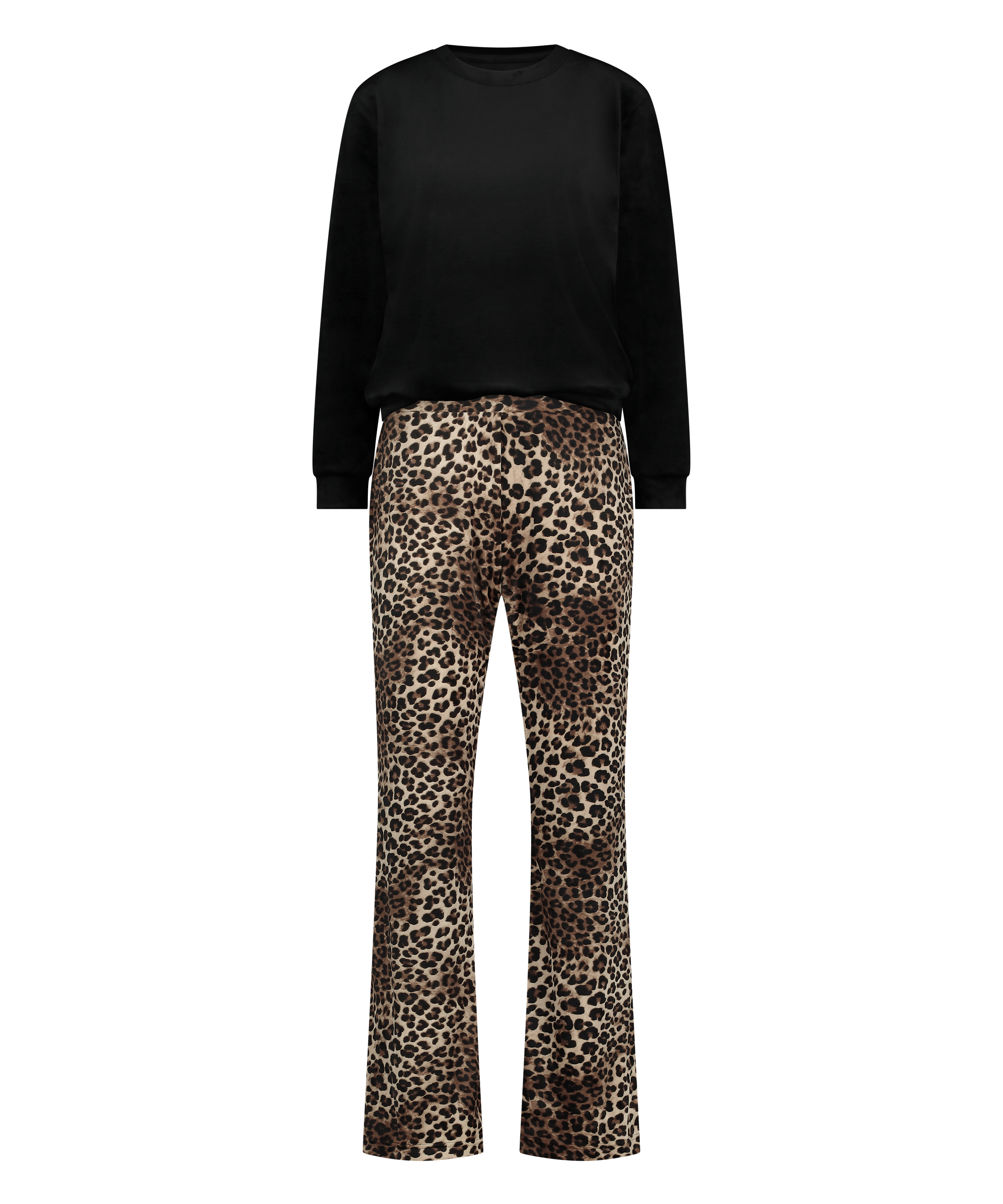 Pyjamaset met tas, Beige, main