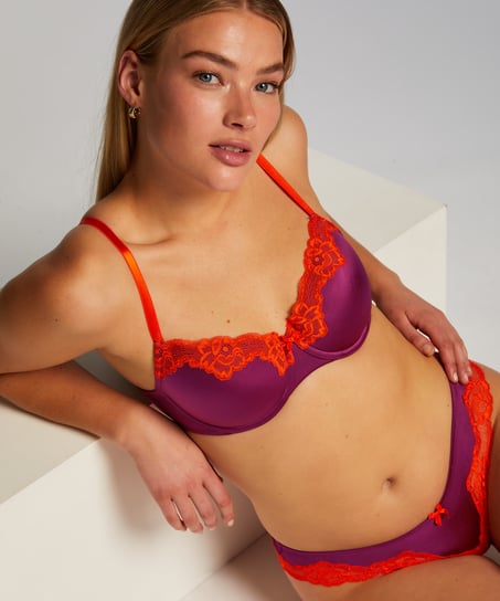 Soutien-gorge à armatures préformé Lace & Shine, Rose