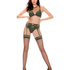 Stocking 15 Denier Fancy Lace Top, Groen