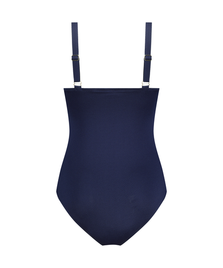 Maillot de bain Shaping Scallop, Bleu