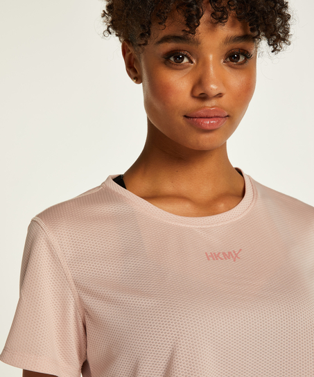 HKMX Crop top en maille, Rose