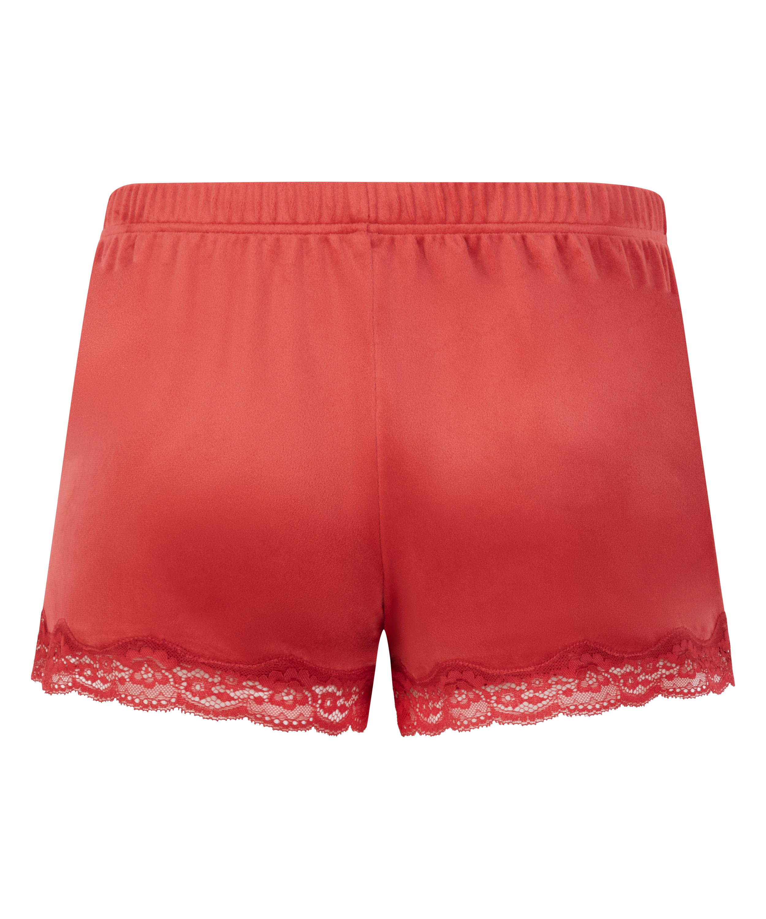 Shorts Velours Lace, Rood, main