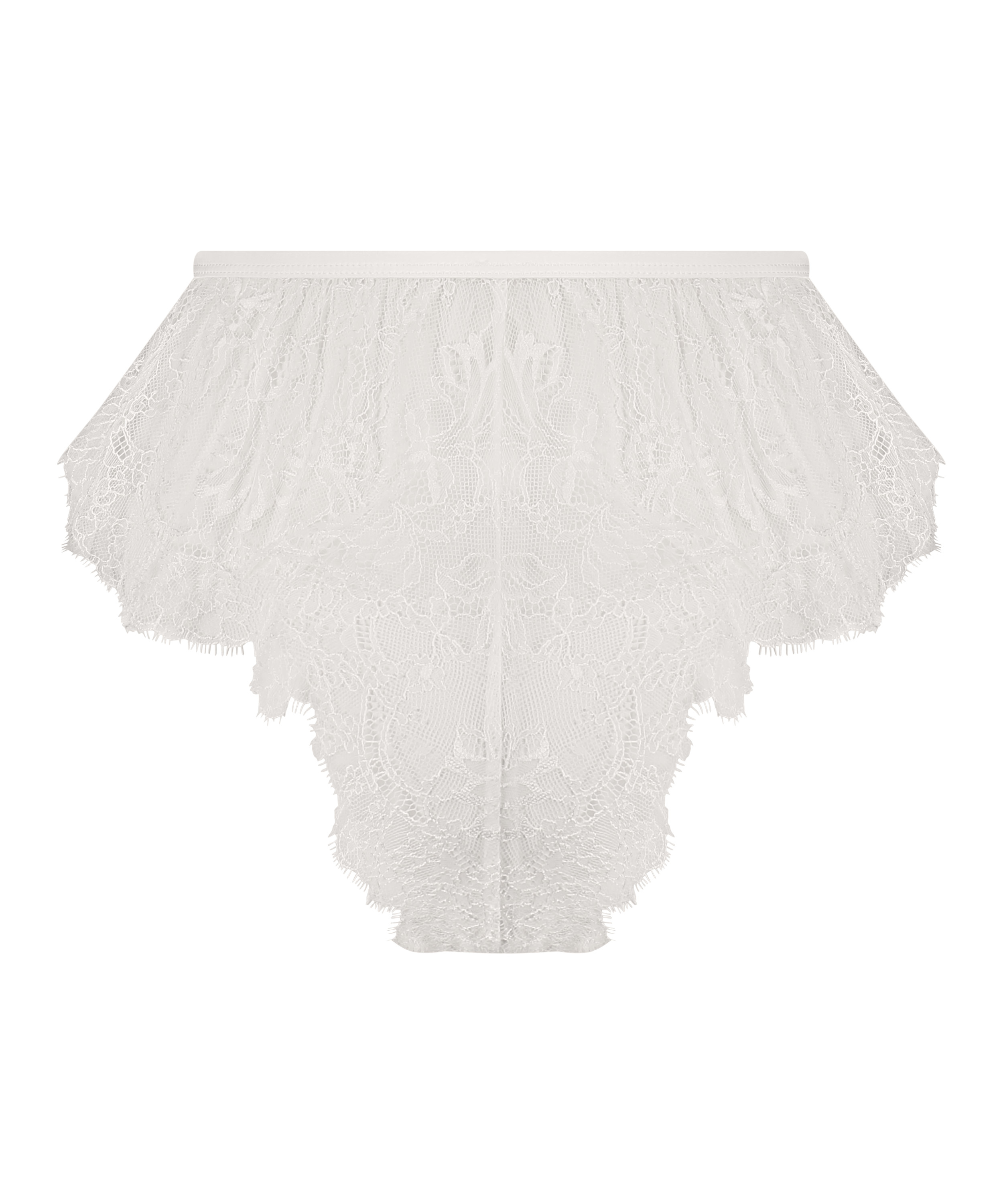 Culotte française Lace Camille, Blanc, main
