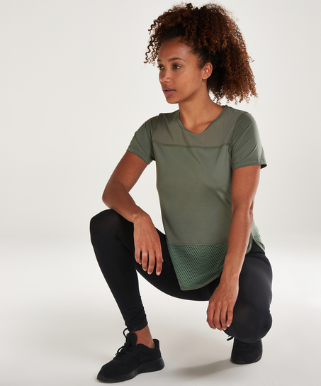 HKMX T-shirt performance mesh, Groen