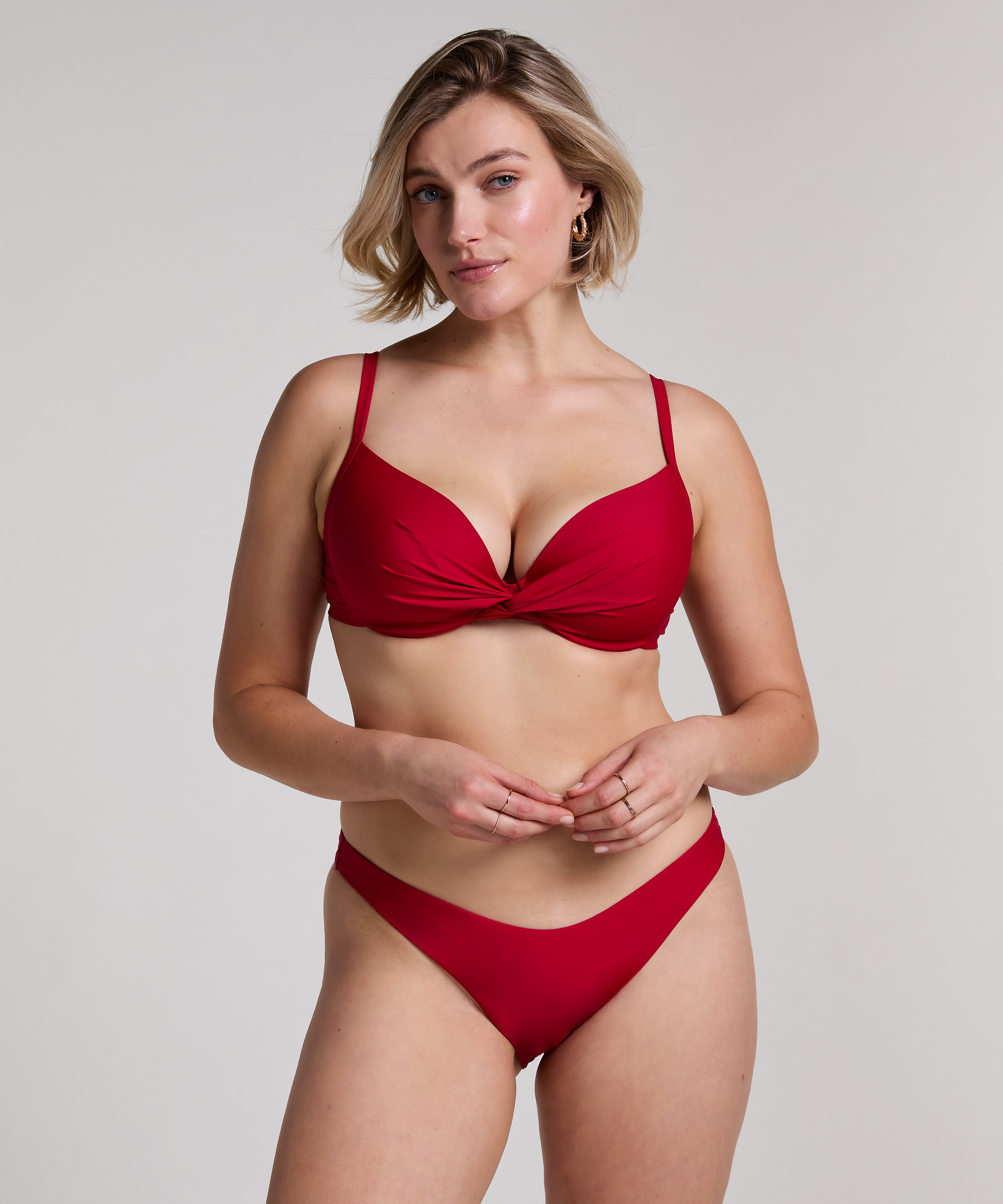 Voorgevormde beugel bikinitop Luna, Rood, main