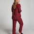 Pantalon de Pyjama Flanel, Rouge