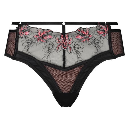 High waist Brazilian Duckie, Zwart